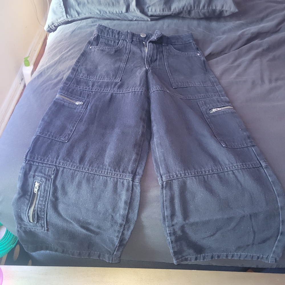Multi-zipper Girl Jeans